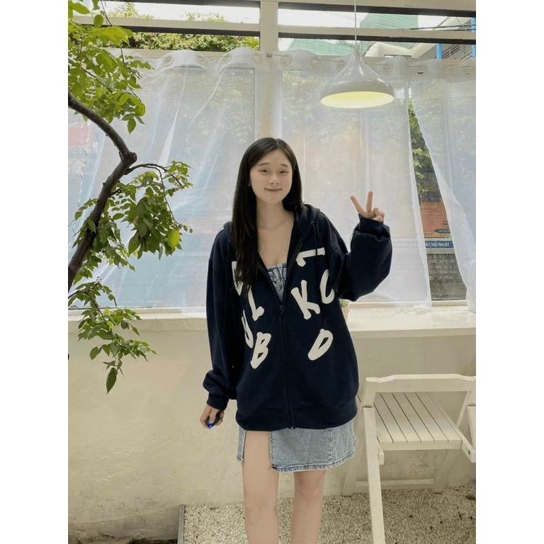 (HCM)  ÁO KHOÁC NỈ FORM RỘNG NAM NỮ CỰC ĐẸP THỜI TRANG HÀN QUỐC PHONG CÁCH GENZ SIÊU HOT KME STORE