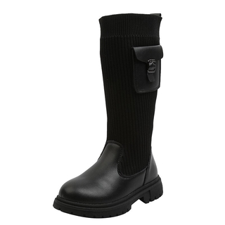 Giày Boot Cổ Cao Thời Trang Cá Tính Cho Bé Gái 27-37