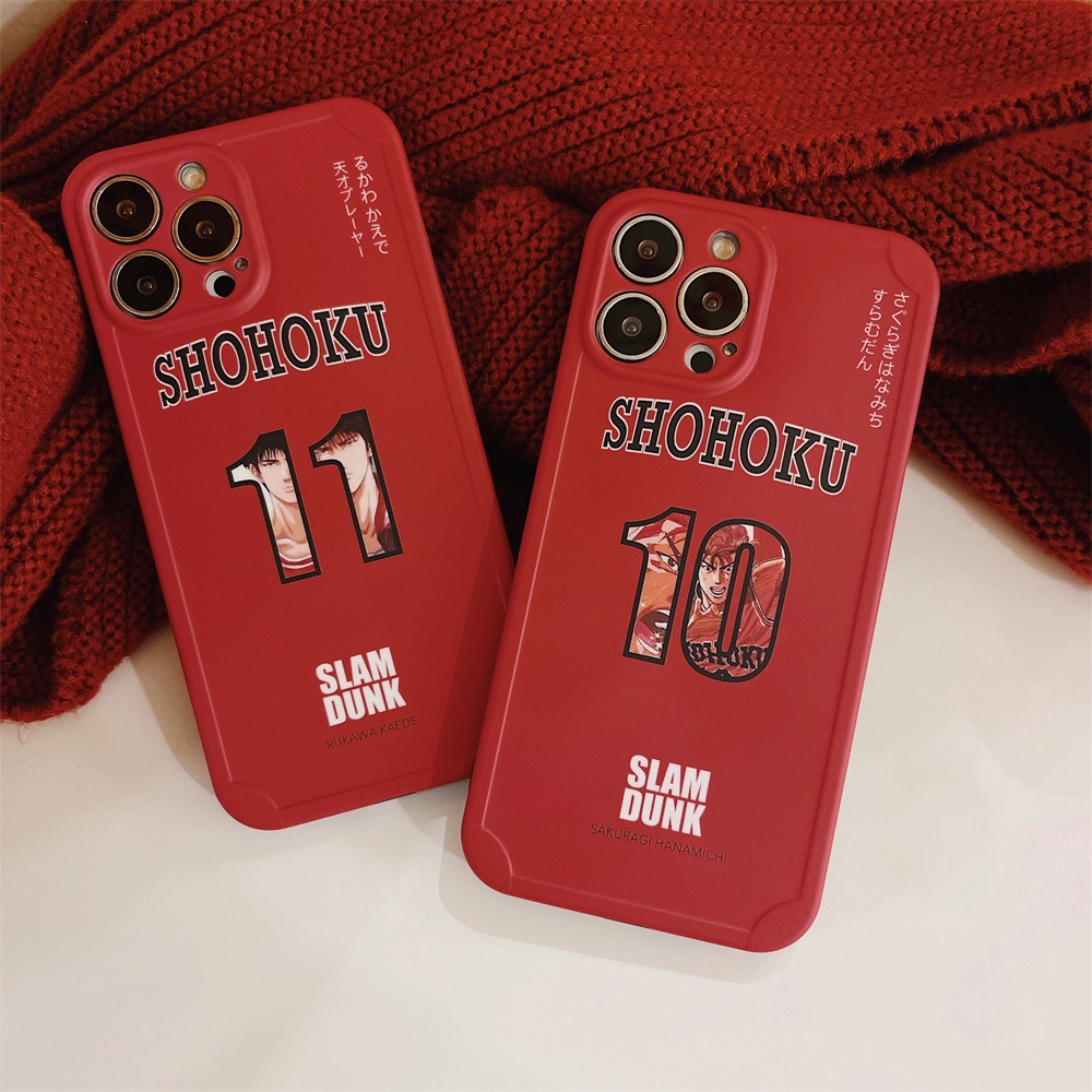 Ốp điện thoại mềm họa tiết hoạt hình Slam Dunk cho iPhone7/8/se2 7plus/8plus iPhonex/xs iPhonexsmax 11 iPhone11pro iPhone11promax 12 iPhone12promax 13promax