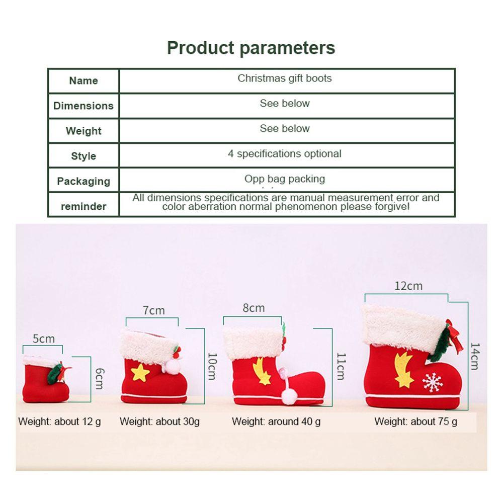 Giá Đỡ Kẹo Mini 4 Kích Cỡ Trang Trí Cây Thông Giáng Sinh