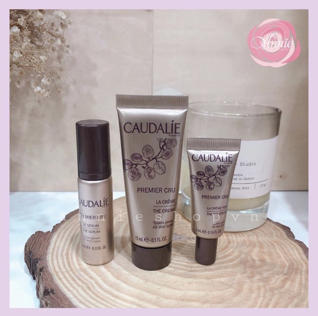 Set dưỡng da trắng sáng và chống lão hoá Caudalie Premier Cru