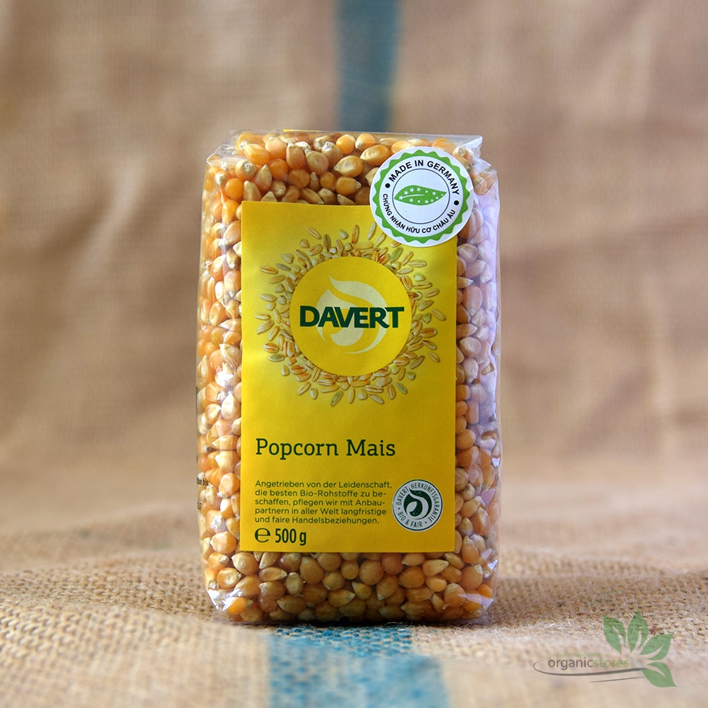 Ngô nổ bỏng hữu cơ Davert (500g)