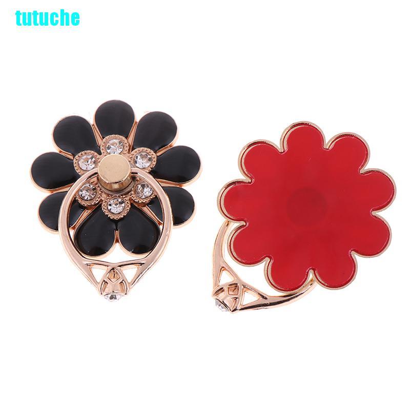 tutu Flower finger ring smartphone colorful metal stand holder phone holder stand