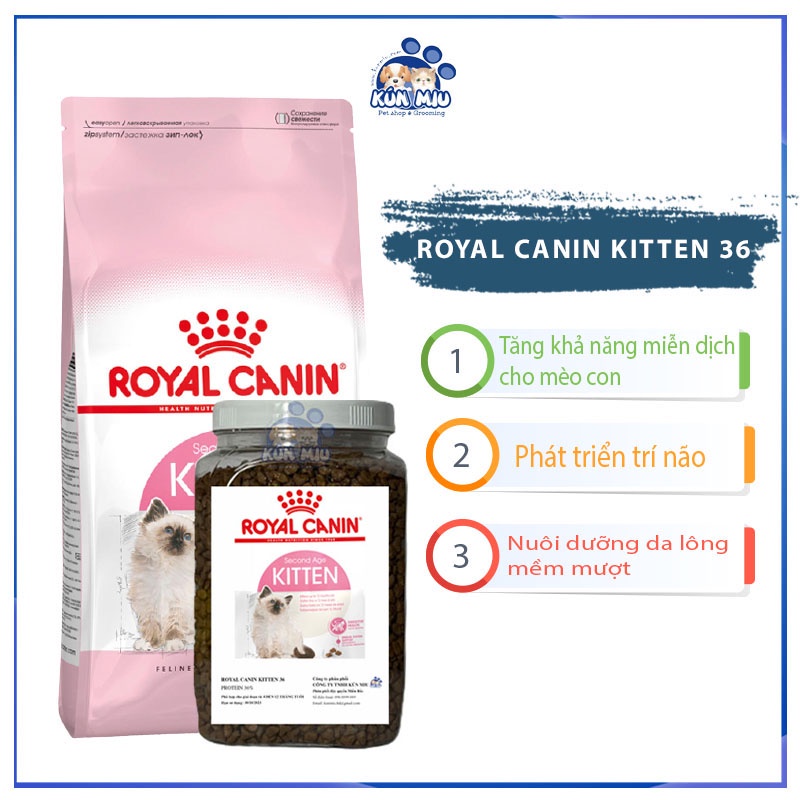 Thức ăn cho mèo,đồ ăn cho mèo của Pháp dành Cho Mèo Con Từ 4 - 12 Tháng Tuổi