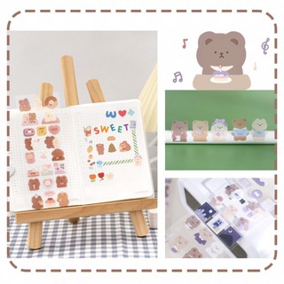 Sticker gấu cute ST091