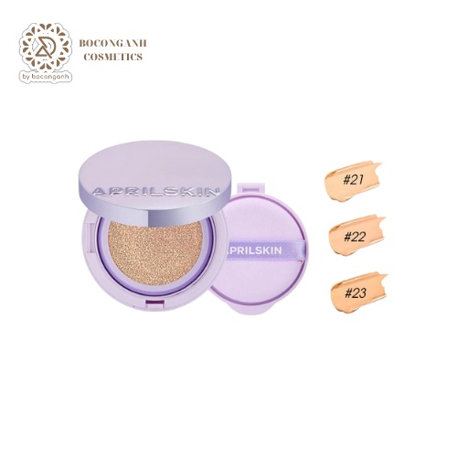 PHẤN NƯỚC APRILSKIN ULTRA SLIM CUSHION SPF50+/PA++++ KÈM LÕI