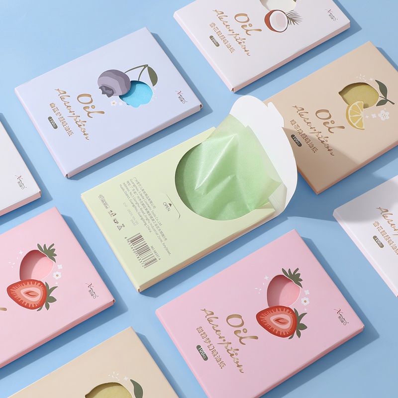 【Mua 2 Tặng 1】Giấy Thấm Dầu Mặt Sinh Viên Kiểm Soát Dầu Nhờn Cho Da Dầu Mụn Đầu Đen Nữ Sinh Viên Mặt Mụn Trứng Cá Cơ Bắp Ra Cần Thiết | BigBuy360 - bigbuy360.vn