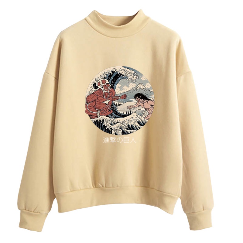 Áo Nỉ Sweater Form Rộng Unisex In Hình Nhật Bản Style Hàn Quốc HOT TREND TTSPA0277