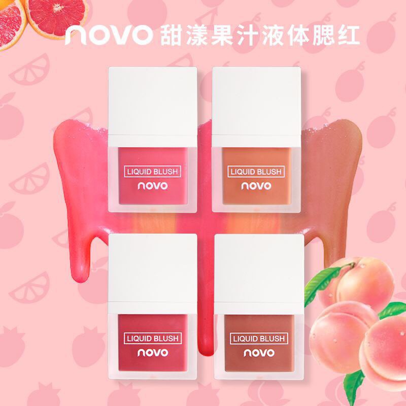 Phấn má dạng lỏng NOVO nhũ lấp lánh - Juice Liquid Blusher | BigBuy360 - bigbuy360.vn