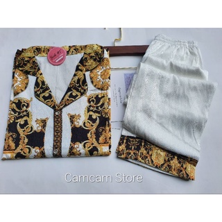 [ĐỒ BỘ PIJAMA LỤA MANGO] Đồ bộ mặc ở nhà tay ngắn [video+ hình ảnh shop tự quay]