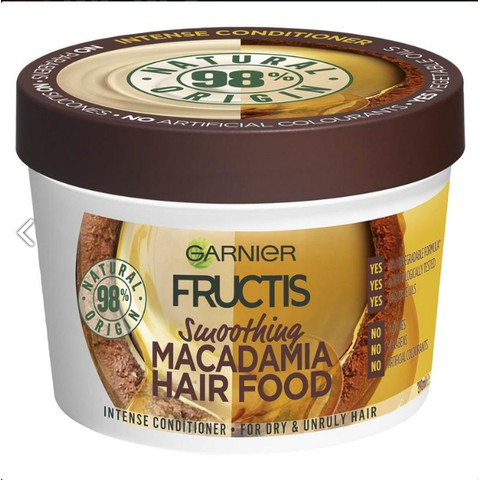 Kem ủ và dưỡng tóc đa công dụng Garnier Fructis Hair Food Mask 390ml