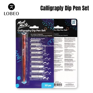   LỖ STORE  Bộ bút viết Calligraphy 9 ngòi Mont Marte 