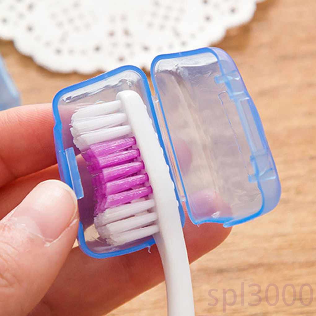Set 5 nắp đậy bảo vệ đầu bàn chải đánh răng thiết kế tiện dụng