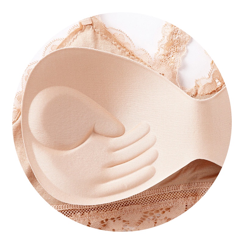 Set 3 áo lót ren ZXYOUPING nâng ngực size S-L