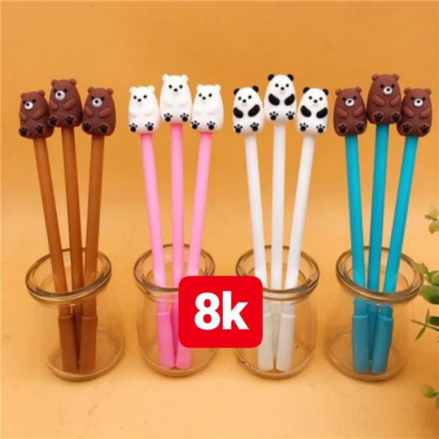 Bút nước gấu ngồi