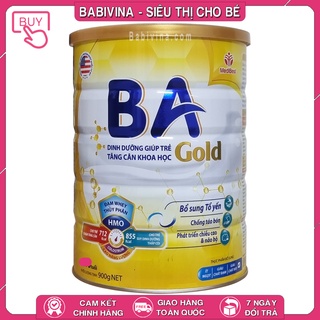 [CHÍNH HÃNG] Sữa BA Gold 900g Dinh Dưỡng Cho Trẻ Em Gầy Yếu | Babivina, Giá Tốt Nhất
