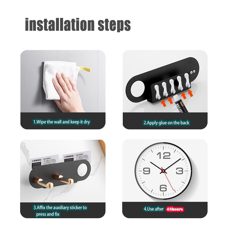 Giá đỡ máy sấy tóc MEIDOO gắn tường bằng nhôm cao cấp