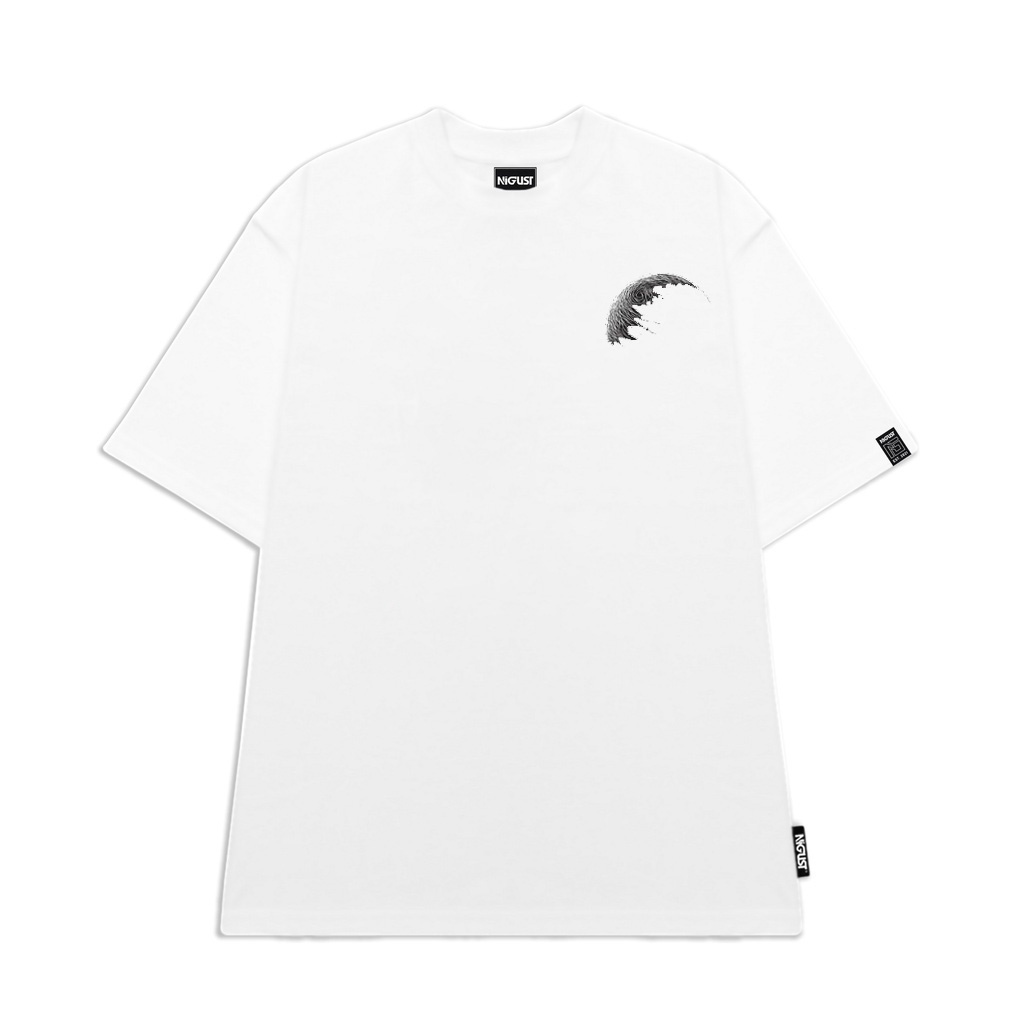 Áo thun nam in hình hành tinh nasa unisex form rộng , áo couple nam nữa local brand chính hãng full tag Nigust N222