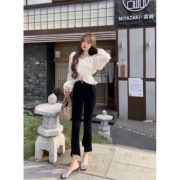 ✨💕Áo tay dài kiểu nhẹ nhàng nữa tính💕