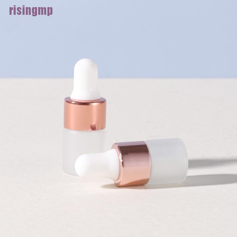 [Hàng mới về] Set 5 lọ chiết tinh dầu rỗng kiểu nhỏ giọt bằng thủy tinh nhám 1-5ml tùy chọn