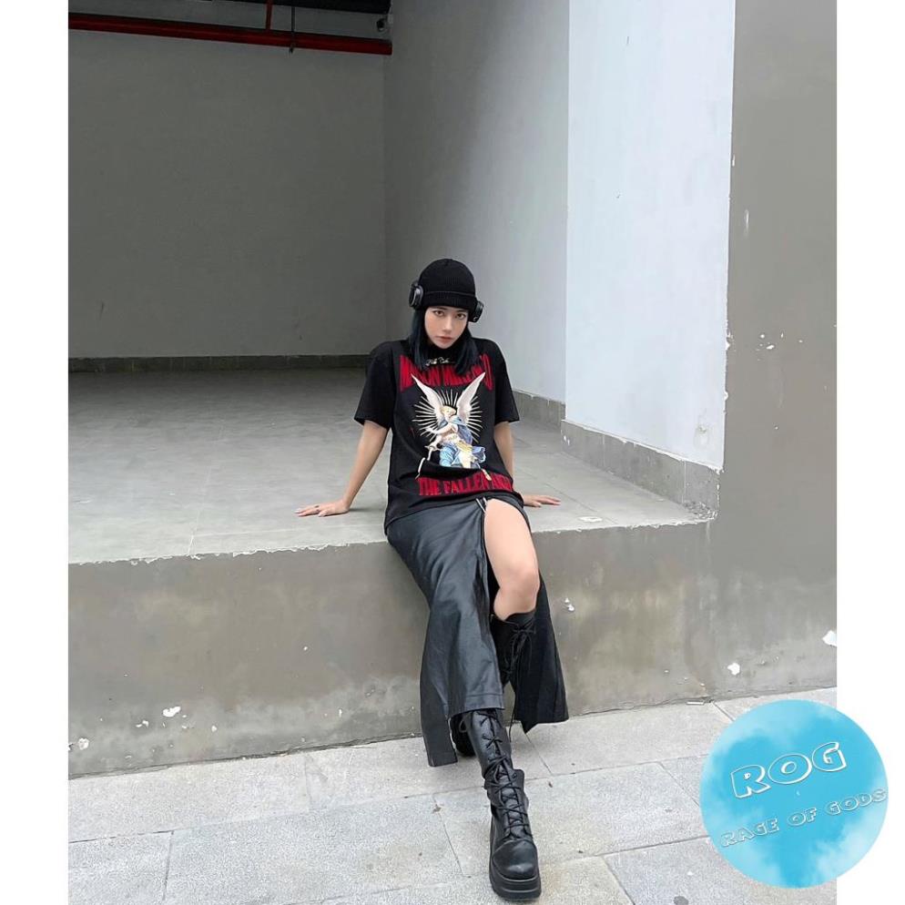 Áo thun tay lỡ MIKENCO 4 Streetwears SG , Áo thun unisex nam nữ from rộng oversize chất liệu cotton