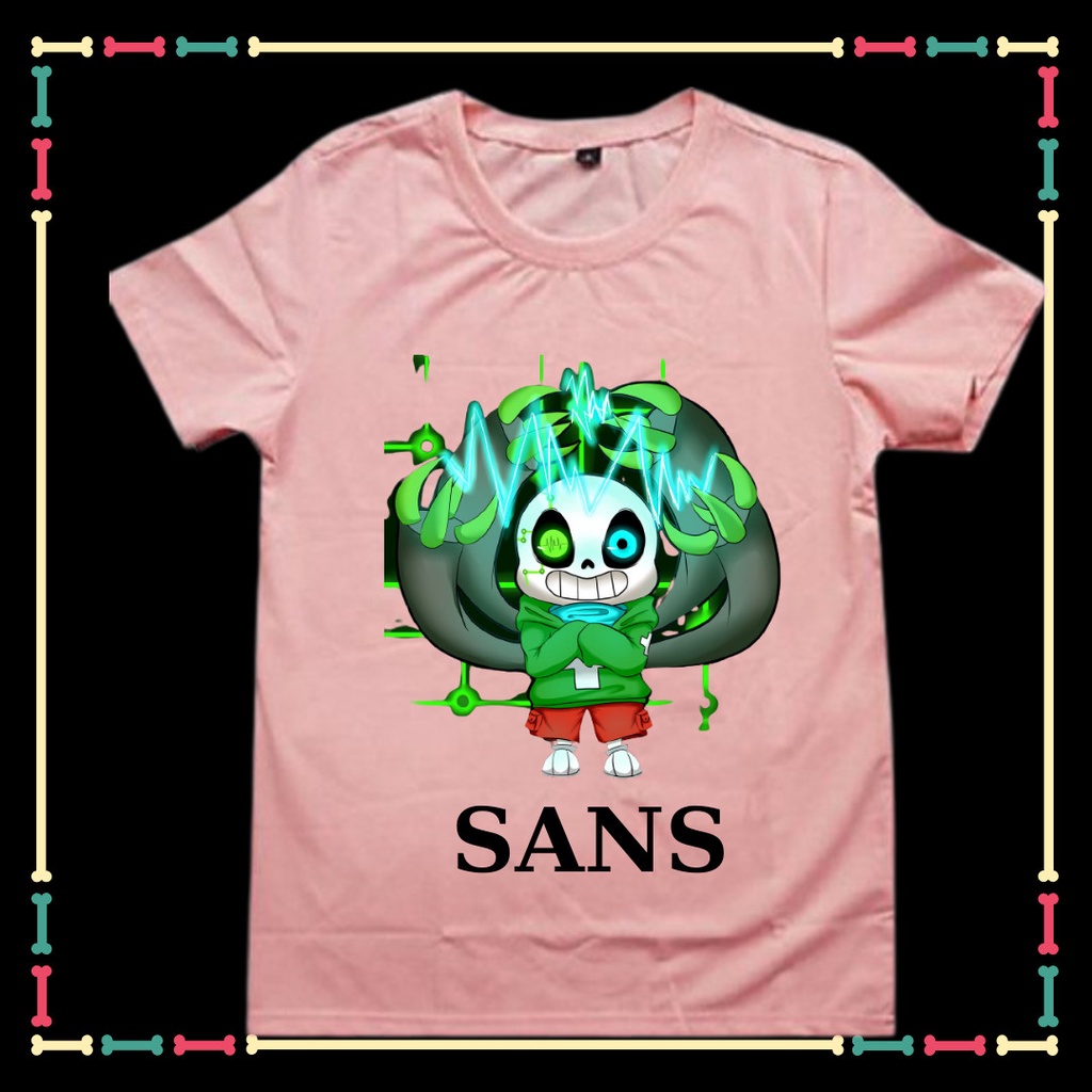 Áo Thun trẻ em mẫu Undertale Sans xịn xò size áo từ 10kg đến 90kg