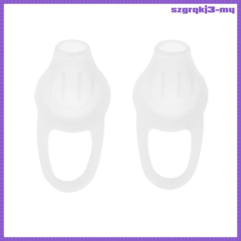 1 Cặp Đệm Tai Nghe Bằng Cao Su silicone Màu Đen Nhẹ Siêu Bền