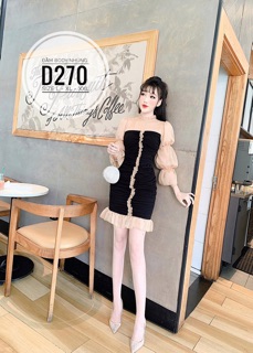 Bigsize Đầm body nhúng D270