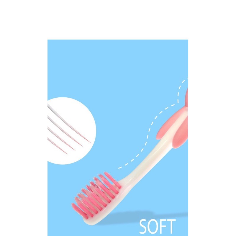 Combo 4 Bàn chải đánh răng vệ sinh răng cho bé