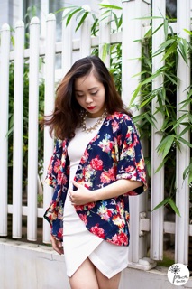 Kimono voan hoa