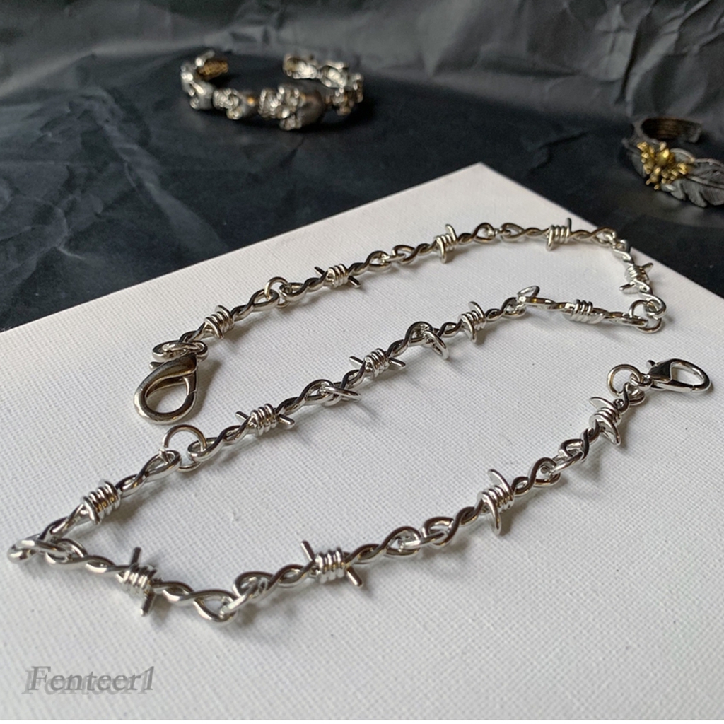 Dây xích hợp kim trang trí gai nhỏ thời trang cho nữ