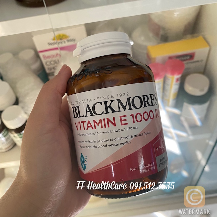 Viên Uống Vitamin E Blackmores 1000IU Chính Hãng Úc 30 Viên