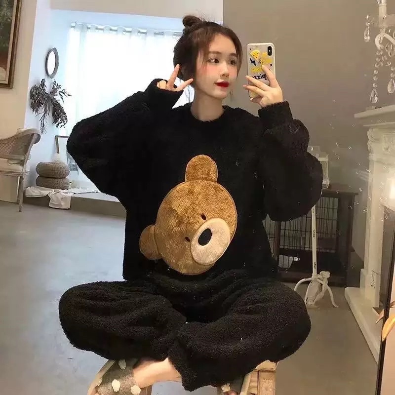 Bộ ngủ bông kute hàng Qc 💋 cao cấp 💋 ảnh thật