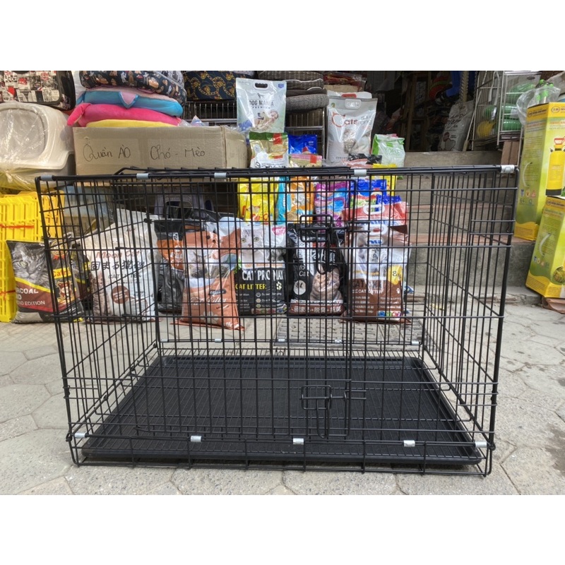 Lồng sơn tĩnh điện sơn nhám đen size XL 90x60x65