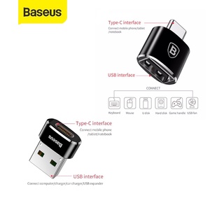 Đầu chuyển BASEUS OTG  Type C sang USB  ( Adapter Converter Type C Male to USB Female )