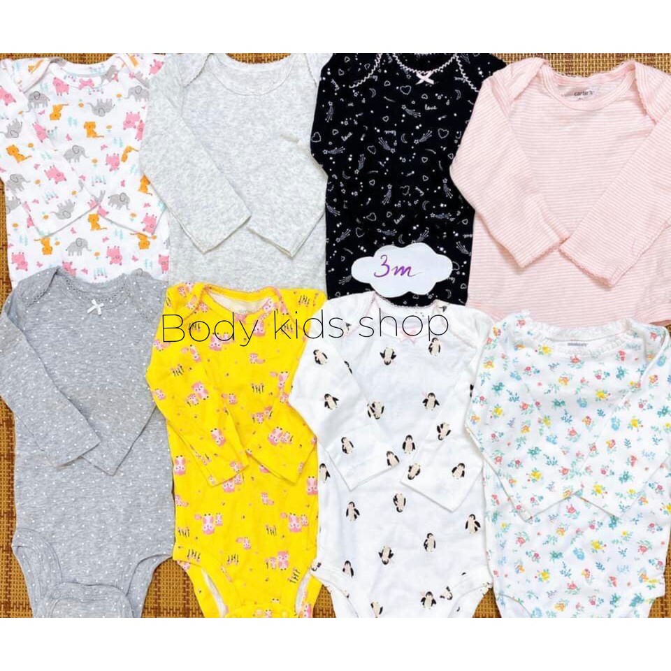 [CHỌN MẪU] Bodysuit Cambo dài tay xuất xịn cho bé ❤️FREESHIP❤️bodychip carter's