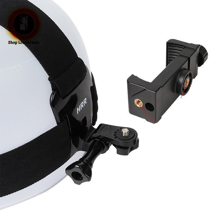 Dây đai đeo điện thoại - đai đeo điện thoại trên đầu làm camera hành trình du lịch phượt...