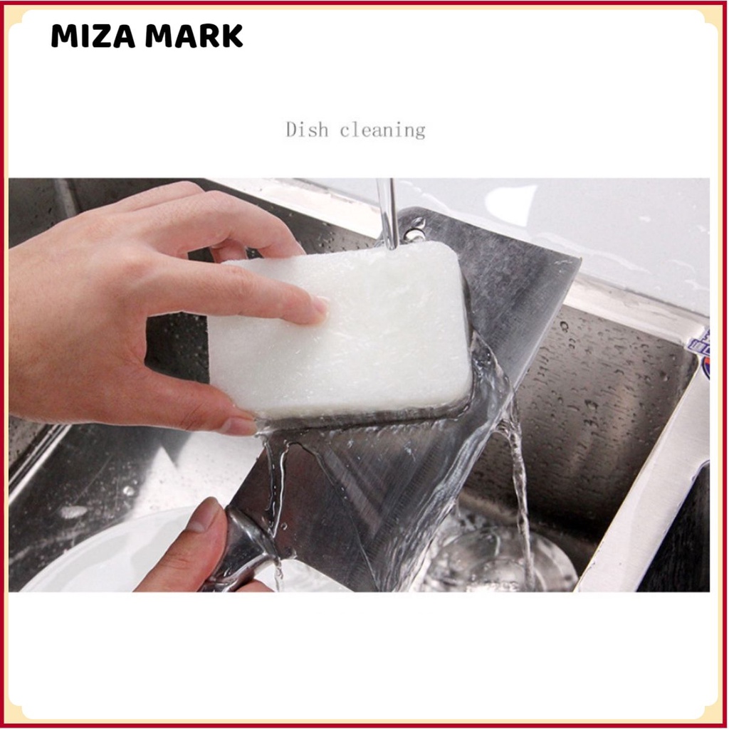 Miếng rửa chén, rửa bát đĩa, miếng bọt biển vệ sinh dầu mỡ, bụi bẩn, miếng cọ rửa, bàn chải bông 2 lớp, rửa nồi, rửa bàn