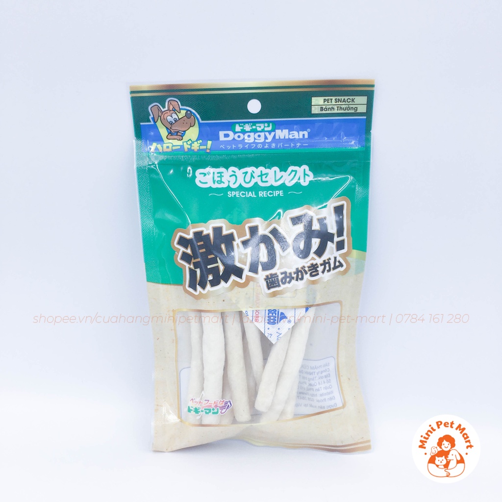 Que da bò sáp ong DOGGYMAN (10 cây) - snack, bánh thưởng cho chó