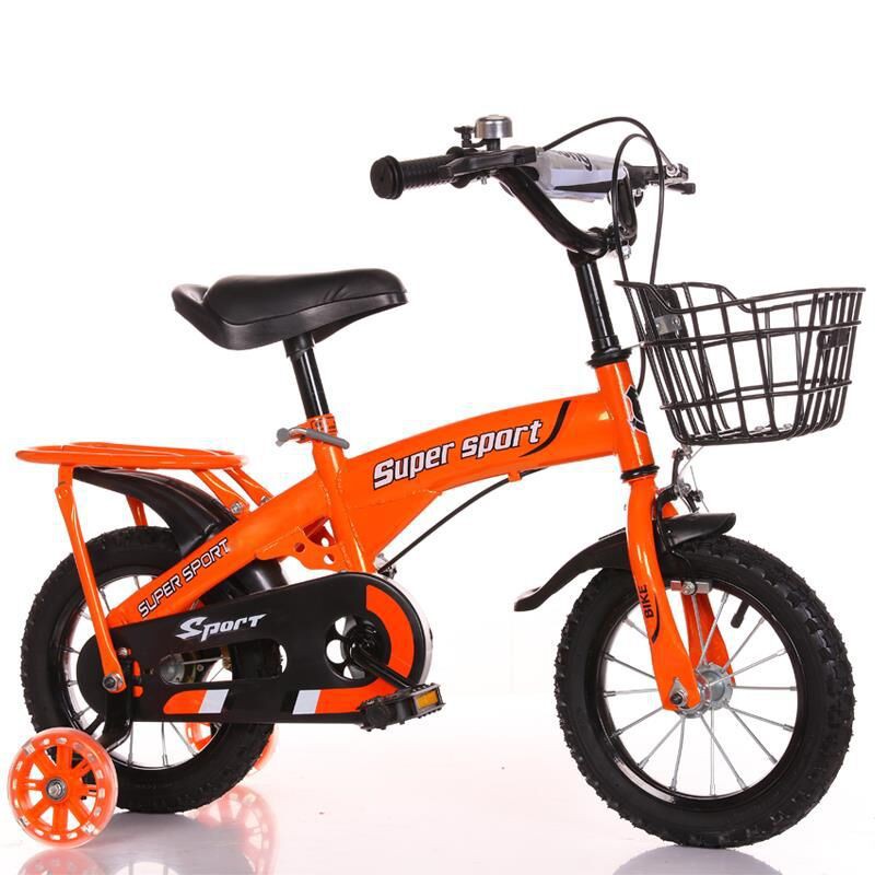 xe đạp trẻ em 2-9 tuổi, 2 bánh phụ có đèn LED Nháy, bicycle for kids