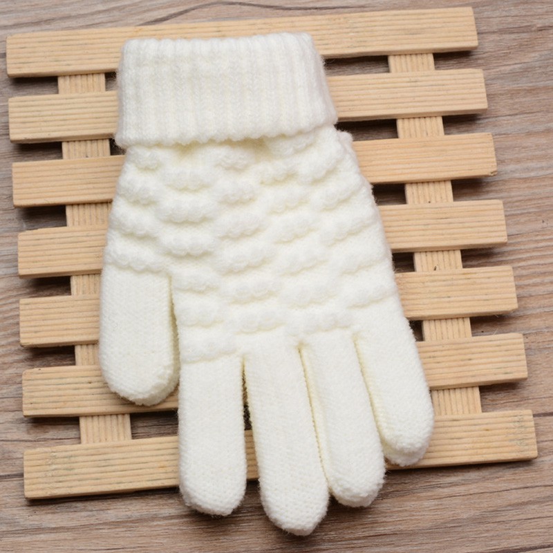 Găng tay len giữ ấm xinh xắn cho bé