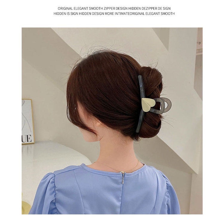 Kẹp Tóc Hình Cá Mập Bằng Acrylic Cỡ Lớn Thời Trang Mùa Hè