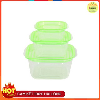 Bộ 3 hộp bảo quản thực phẩm 2721 song long