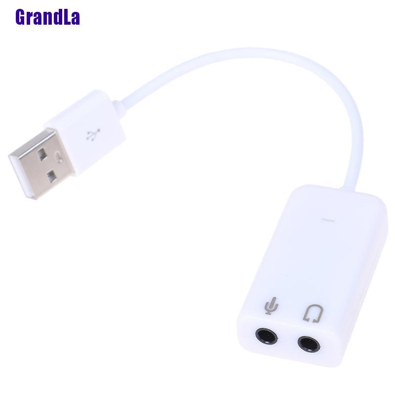 Card Âm Thanh Usb 7.1 Kèm Dây Cáp 3.5mm