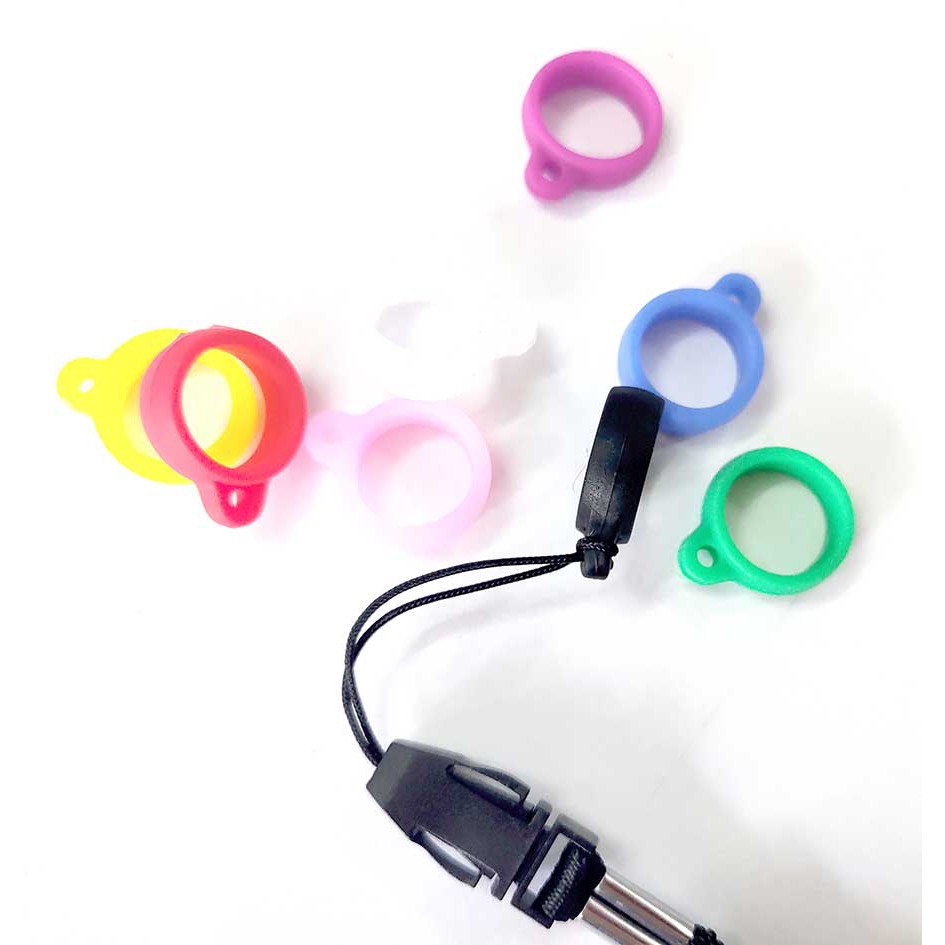 Dây đeo thiết bị cầm tay có ngàm tháo tiện lợi tặng kèm vòng silicon có clip thực tế