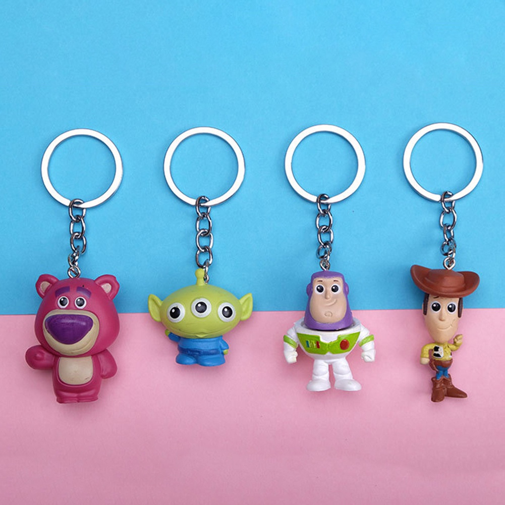 Móc Khóa Hình Buzz Lightyear Woody Lotso Hoạt Hình Dễ Thương