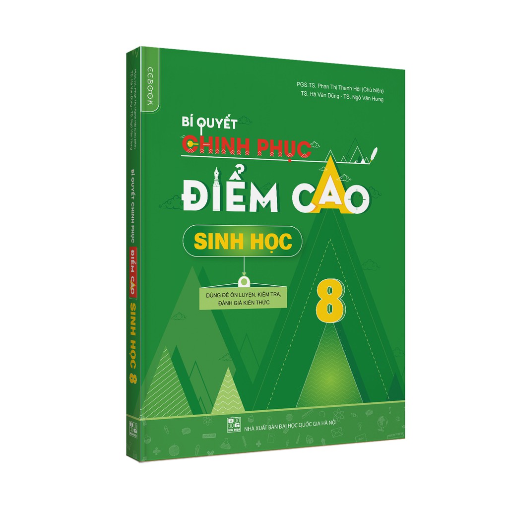 Sách - Bí quyết chinh phục điểm cao Sinh học 8 - NXB Đại học Quốc gia Hà Nội