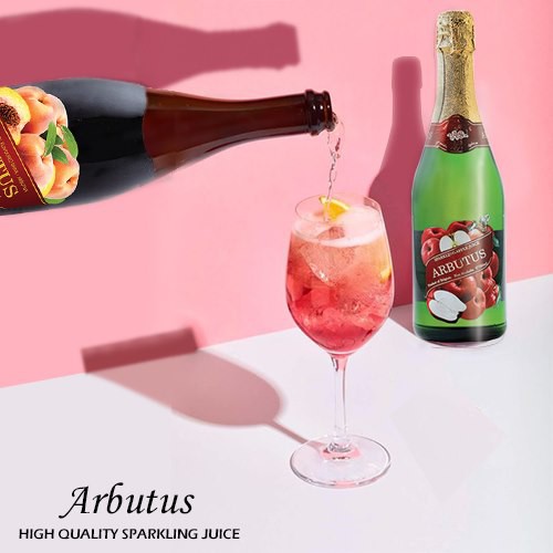 Nước Trái Cây Có Gas Sparkling Juice Arbutus Đủ vị 750ml