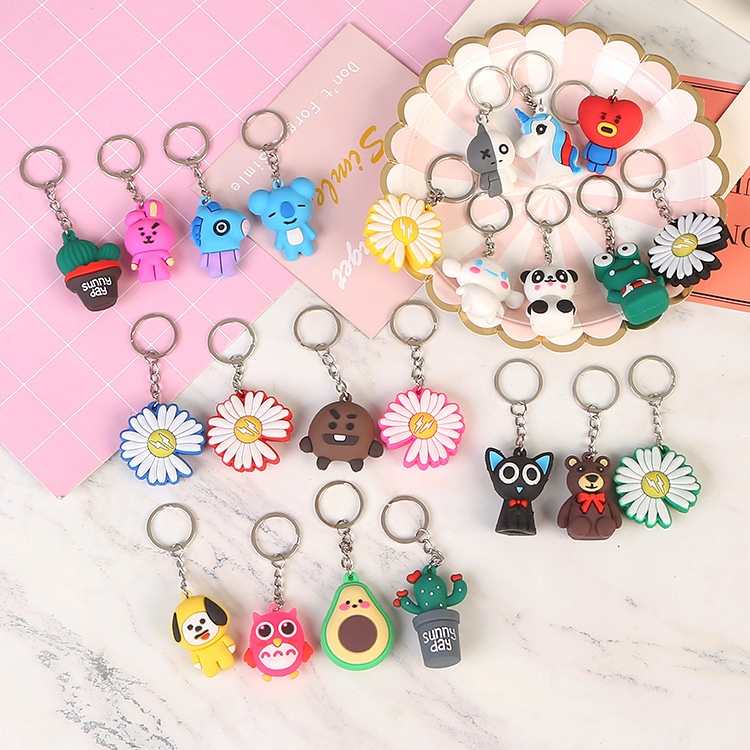 Móc khóa hoa quả cute
