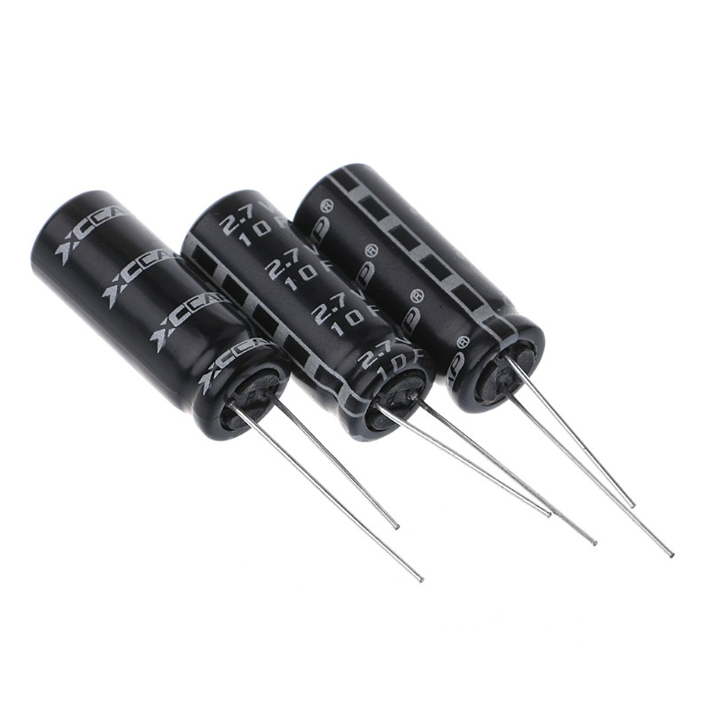 6 tụ điện 2.7v 10f hình trụ 10x26mm
